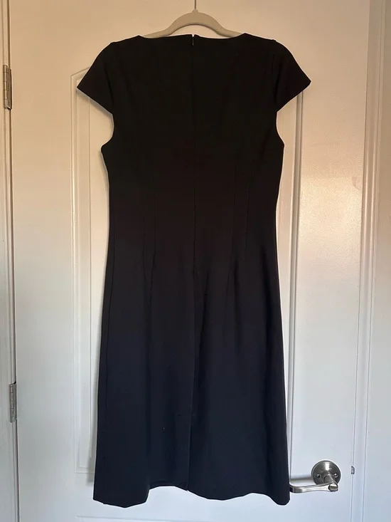 Brooks Brothers Black Midi Sheath Dress - Picture 3 of 4